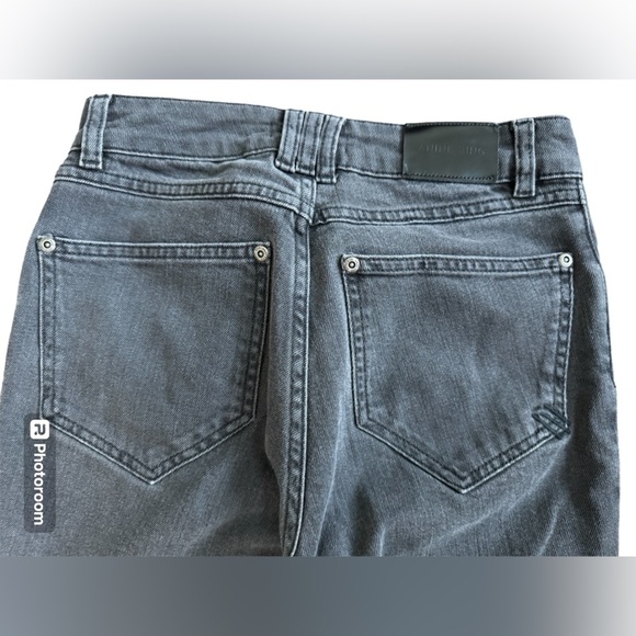 Anine Bing Frida Jeans Charcoal Sz 25 Edgy Grunge RockerChic - Picture 8 of 15